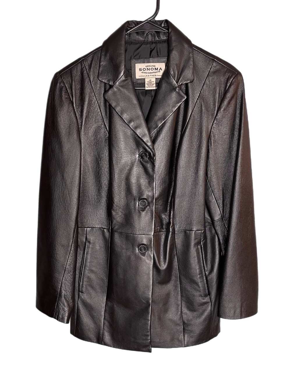 Sonoma Leather Jacket Women’s Size Medium